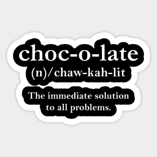 CHOCOLATE Sticker